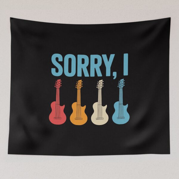 Item preview, Mens Sorry I-DGAF Hidden Message Guitar Chords Music Note designed and sold by demarioTTS.