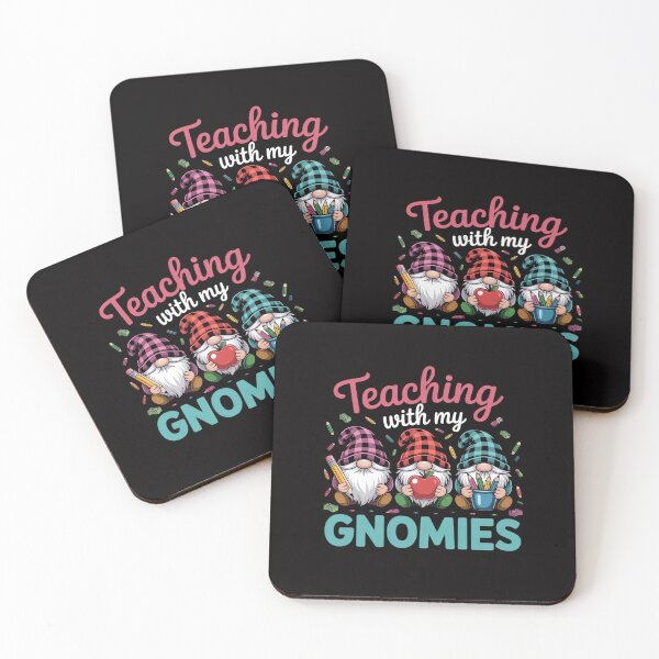 Item preview, Teaching With My Gnomies Three Gnomes Holding Teacher Tools Men Women designed and sold by demarioTTS.