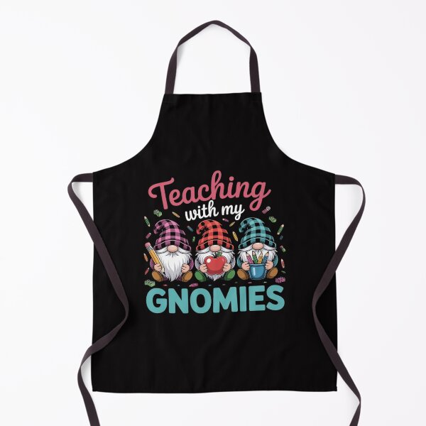 Item preview, Teaching With My Gnomies Three Gnomes Holding Teacher Tools Men Women designed and sold by demarioTTS.