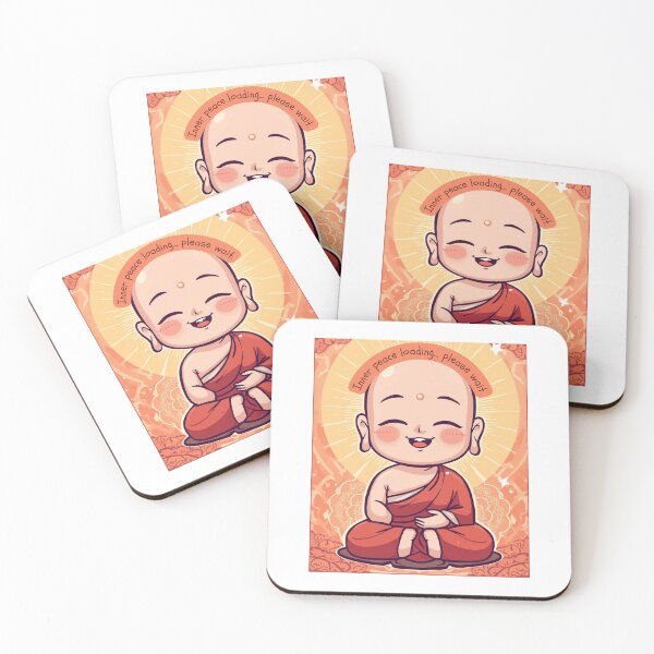 Item preview,  Pop Art Monk– Zen Mandala Cartoon Series ver 4 | Spiritual Calm & Mindfulness Design designed and sold by CosmicNook1.