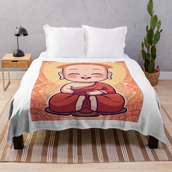 Item preview, Pop Art Monk– Zen Mandala Cartoon Series ver 4 | Spiritual Calm & Mindfulness Design designed and sold by CosmicNook1.