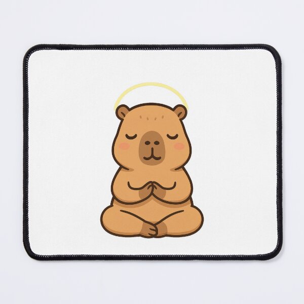 Item preview, Zen Capybara Meditating  designed and sold by RetroPop23.