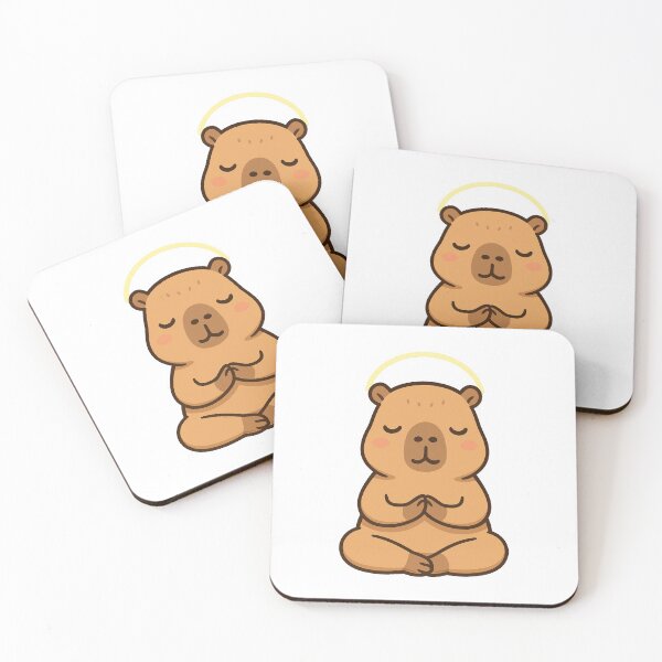 Item preview, Zen Capybara Meditating  designed and sold by RetroPop23.