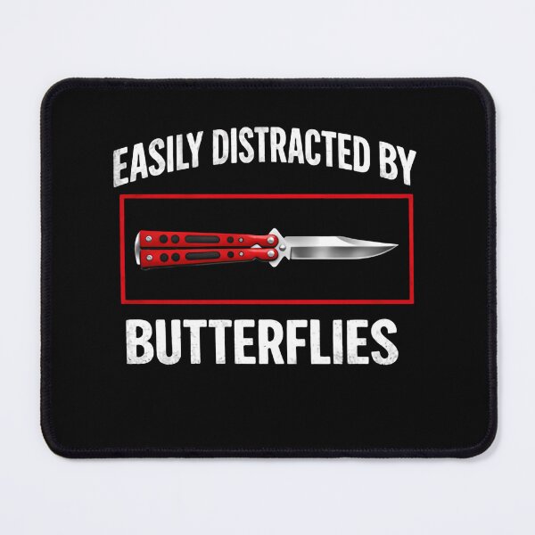 Item preview, Easily Distracted By Butterflies While Processing Strange Ideas Knives designed and sold by HumansStuck12.