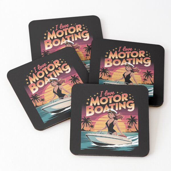 Item preview, I Love Motor Boating Boat Captain Boater Life designed and sold by demarioTTS.