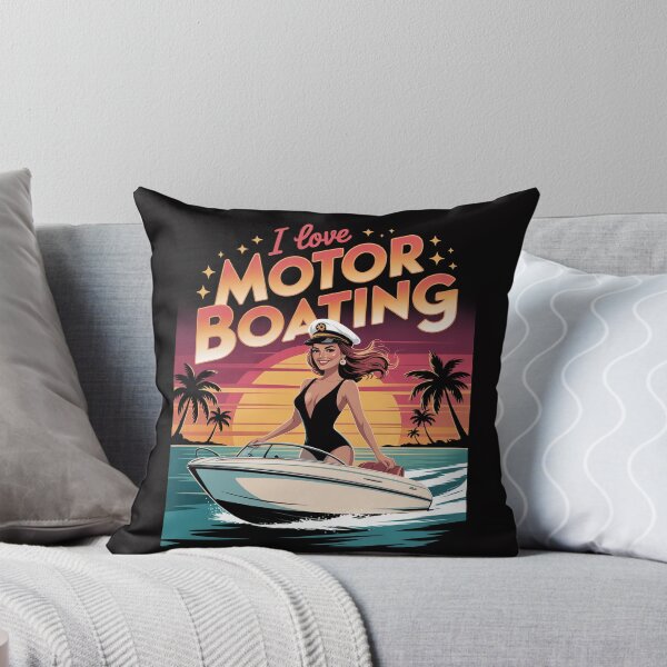 Item preview, I Love Motor Boating Boat Captain Boater Life designed and sold by demarioTTS.