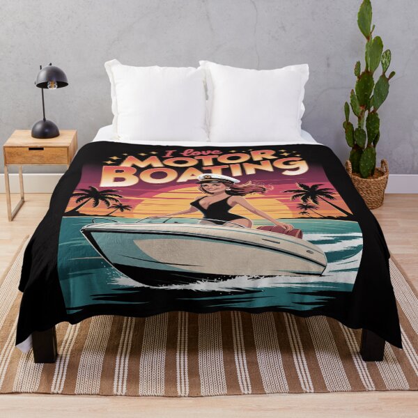 Item preview, I Love Motor Boating Boat Captain Boater Life designed and sold by demarioTTS.
