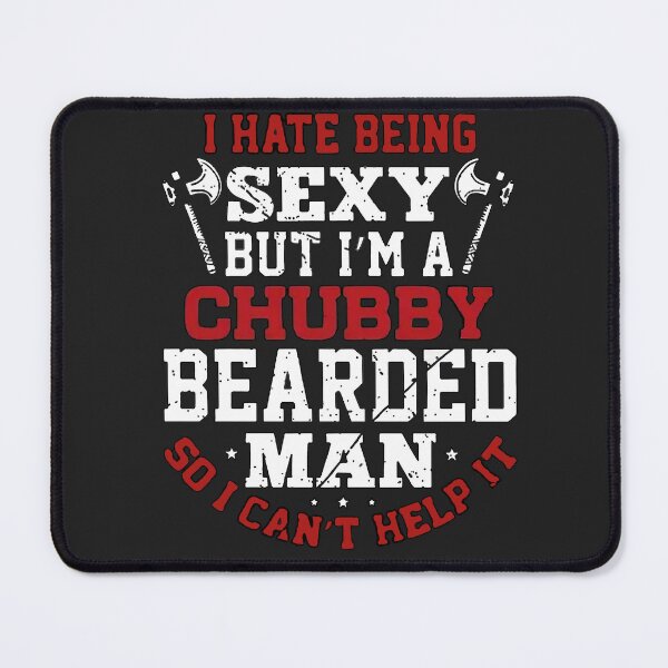 Item preview, Chubby Bearded Man – Funny Viking Humor Design designed and sold by Fun-and-joy.