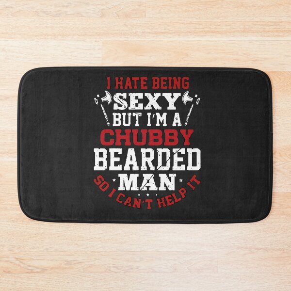Item preview, Chubby Bearded Man – Funny Viking Humor Design designed and sold by Fun-and-joy.