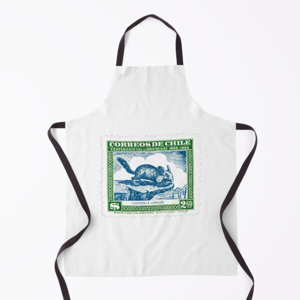 Item preview, Chile Chinchilla Blue Green Vintage Postage Stamp designed and sold by red-amber65.