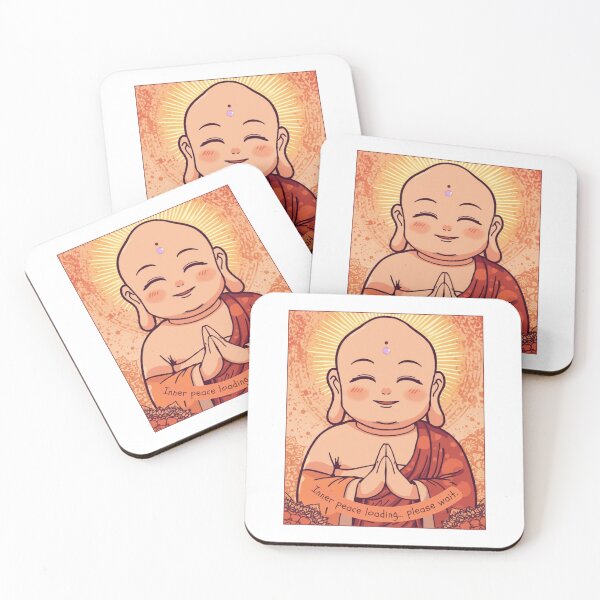 Item preview,  Pop Art Monk– Zen Mandala Cartoon Series ver 5 | Spiritual Calm & Mindfulness Design designed and sold by CosmicNook1.