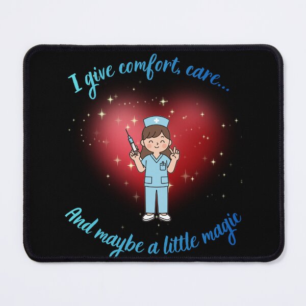 Item preview, Care, comfort & a little magic -Nurse ilustration with heart designed and sold by MegiSmile.