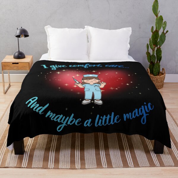Item preview, Care, comfort & a little magic -Nurse ilustration with heart  designed and sold by MegiSmile.
