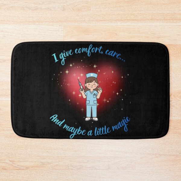 Item preview, Care, comfort & a little magic -Nurse ilustration with heart  designed and sold by MegiSmile.