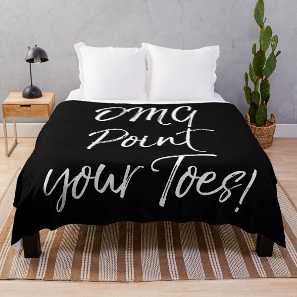 Item preview, Funny Ballet Teacher Idea Quote Omg Point Your Toes designed and sold by JaneJanie.