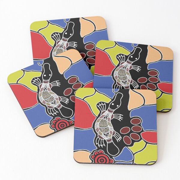Item preview, Authentic Aboriginal Art -  Platypus Dreaming designed and sold by HogarthArts.