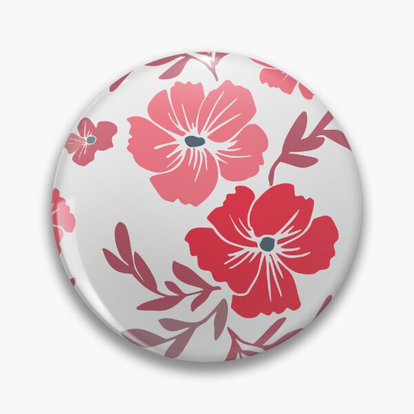Item preview, Red And Pink Hand Drawn Floral Pattern designed and sold by mariamsol.