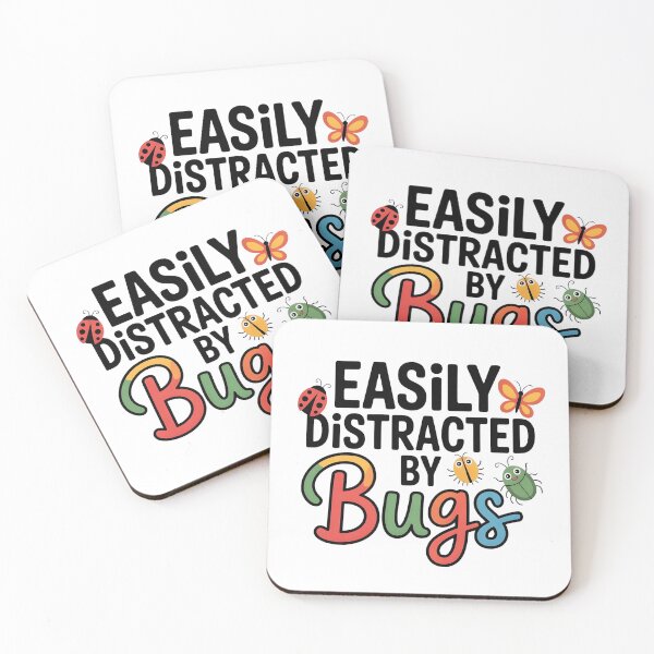 Item preview, Easily Distracted by Bugs designed and sold by JekouArtist.