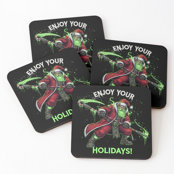 Item preview, Badass Santa Enjoy Your Holidays - Cool Grunge Christmas Design designed and sold by SoulenCify.