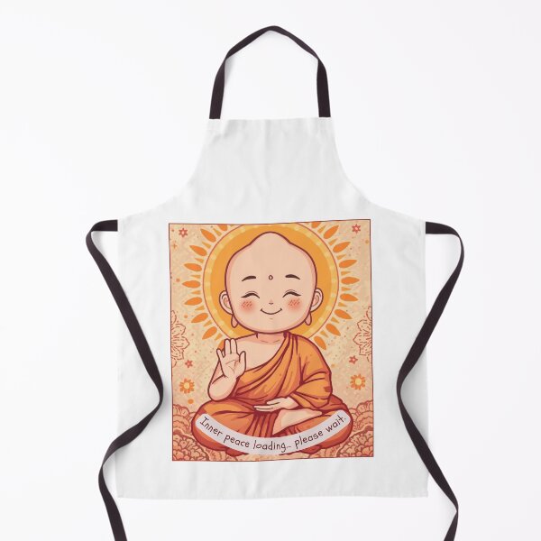 Item preview,  Pop Art Monk– Zen Mandala Cartoon Series ver6  | Spiritual Calm & Mindfulness Design designed and sold by CosmicNook1.