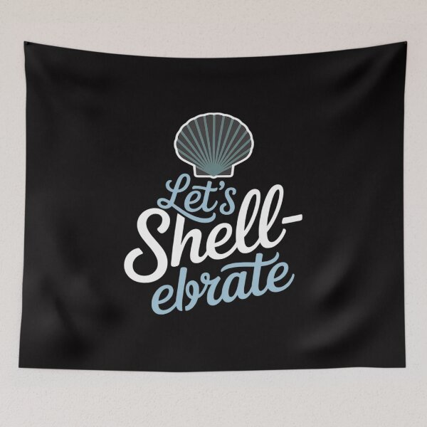 Item preview, Let's Shellebrate Celebrate Pun Ocean Lovers designed and sold by demarioTTS.