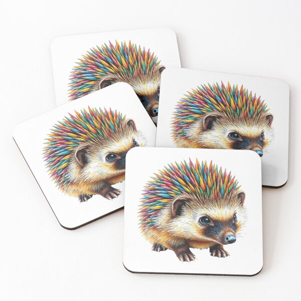 Item preview, Colorful European Hedgehog designed and sold by Petzzz.