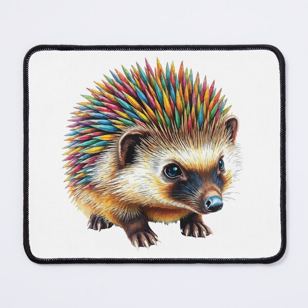 Item preview, Colorful European Hedgehog designed and sold by Petzzz.