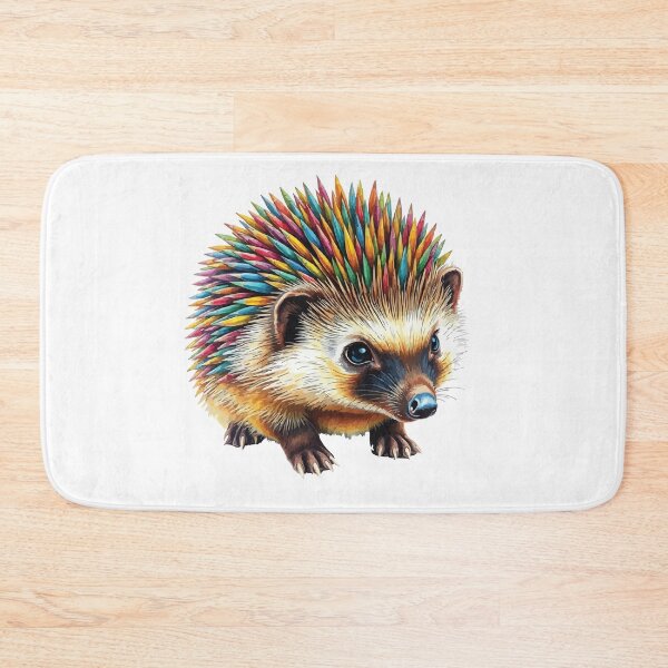 Item preview, Colorful European Hedgehog designed and sold by Petzzz.