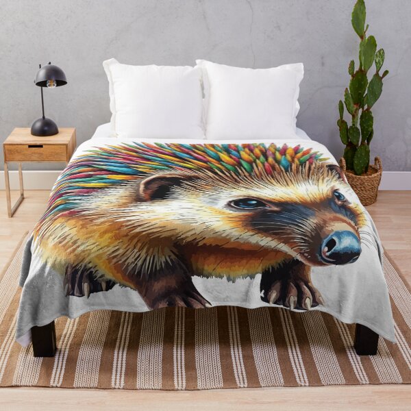 Item preview, Colorful European Hedgehog designed and sold by Petzzz.