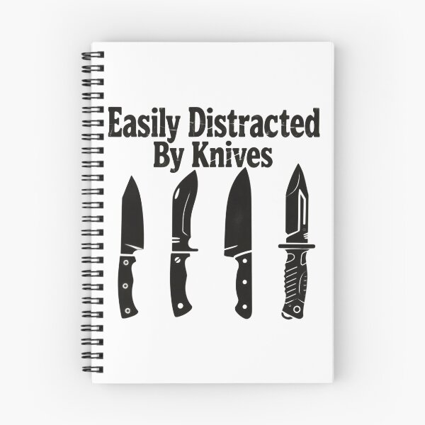 Item preview, Easily Distracted By Knives Inside Chaotic Midnight Thoughts designed and sold by HumansStuck12.