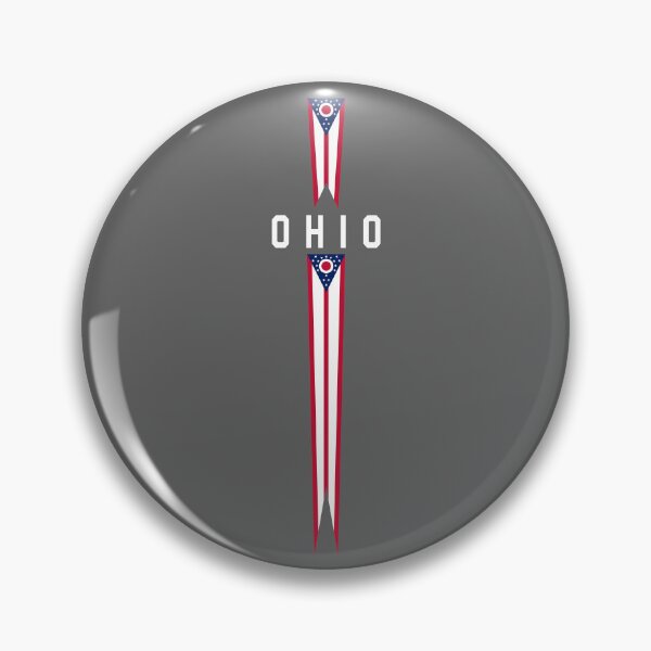 Item preview, Ohio Flag Sword - Modern & Minimalist State Pride Tee designed and sold by mashmosh.