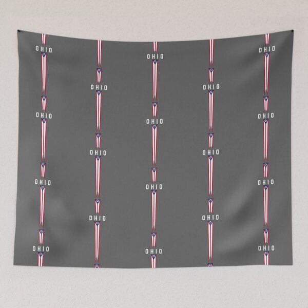 Item preview, Ohio Flag Sword - Modern & Minimalist State Pride Tee designed and sold by mashmosh.