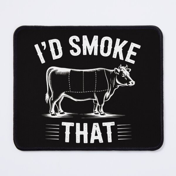 Item preview, Chef Butcher Cook BBQ I'd Smoke That Cow Beef Gift designed and sold by demarioTTS.