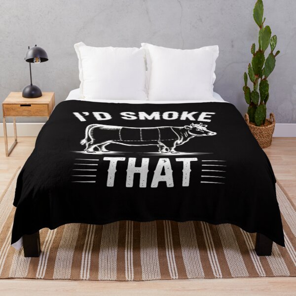 Item preview, Chef Butcher Cook BBQ I'd Smoke That Cow Beef Gift designed and sold by demarioTTS.