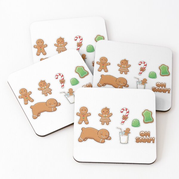 Item preview, Cute Gingerbread Man and Family Christmas Sticker Pack designed and sold by BKPrintDesing.