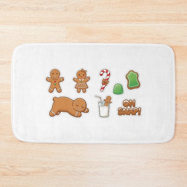 Item preview, Cute Gingerbread Man and Family Christmas Sticker Pack designed and sold by BKPrintDesing.