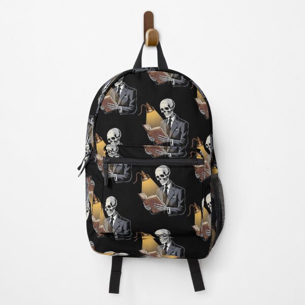 Item preview, Skull Reader Skeleton Reading Memes Read Return Repeat Sign designed and sold by SarahLorri.