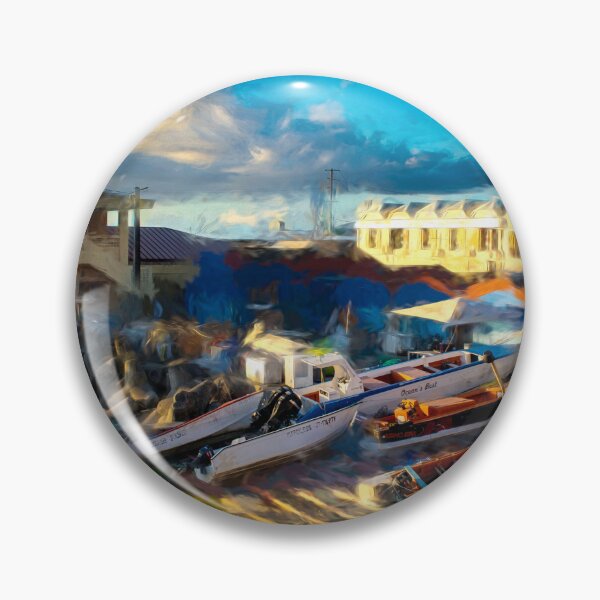 Item preview, Dusk Impressions in Roseau Harbor designed and sold by Wayne King.