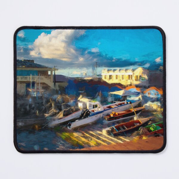 Item preview, Dusk Impressions in Roseau Harbor designed and sold by Wayne King.