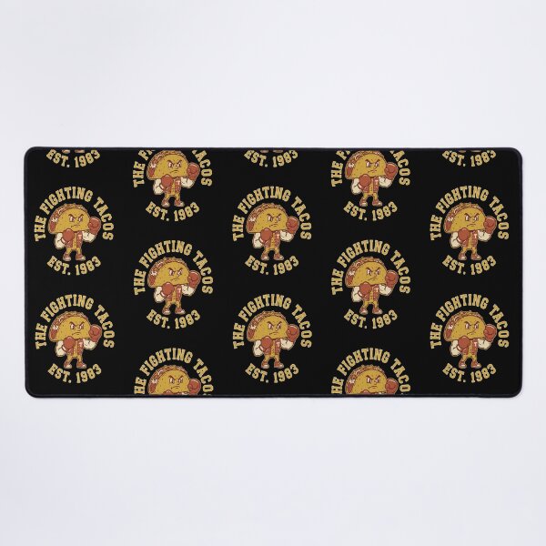 Item preview, The Fighting Tacos Mascot - Retro Boxing Taco Logo Design designed and sold by MulteeverseStudio.