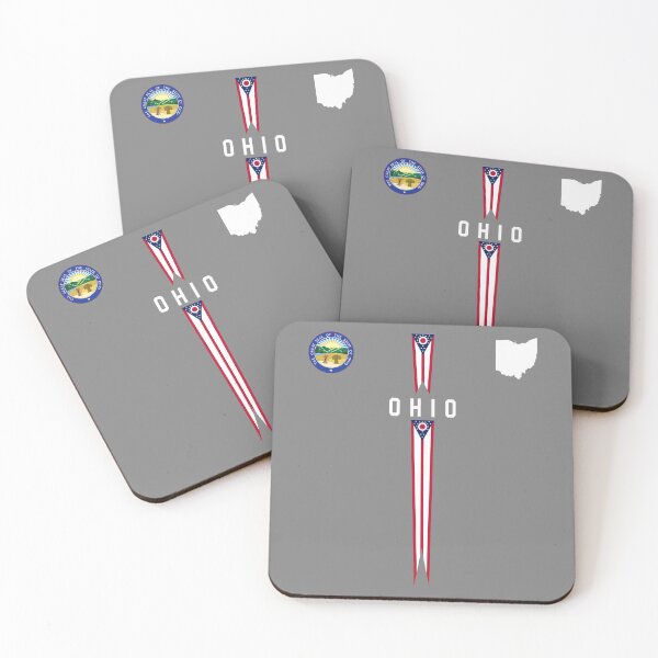 Item preview, Modern Ohio Flag Sword Graphic - State Pride Apparel & Decor designed and sold by mashmosh.