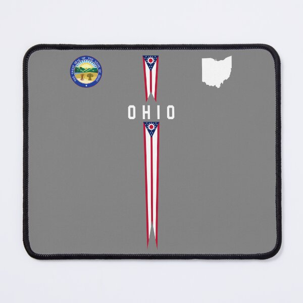 Item preview, Modern Ohio Flag Sword Graphic - State Pride Apparel & Decor designed and sold by mashmosh.