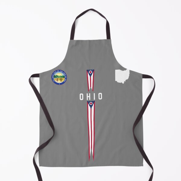 Item preview, Modern Ohio Flag Sword Graphic - State Pride Apparel & Decor designed and sold by mashmosh.