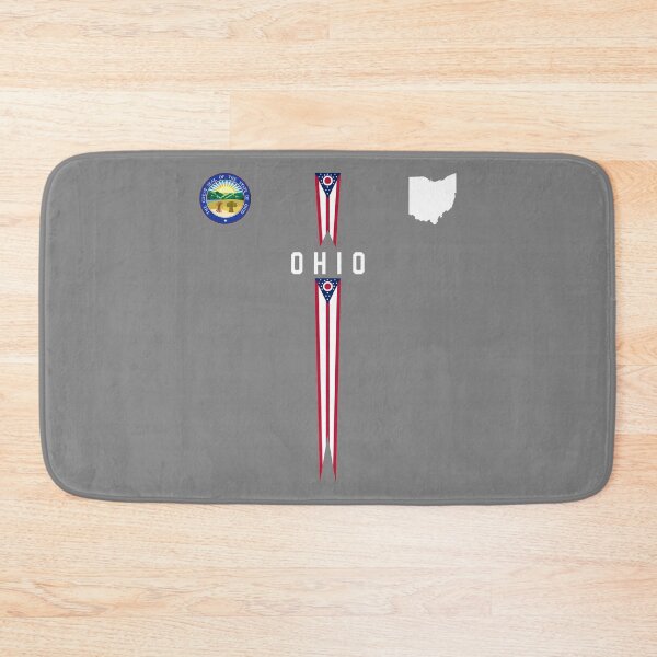 Item preview, Modern Ohio Flag Sword Graphic - State Pride Apparel & Decor designed and sold by mashmosh.