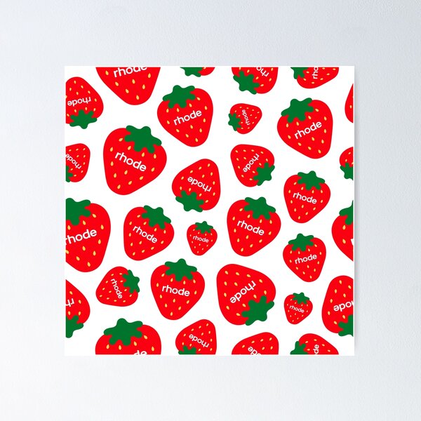 Item preview, strawberry print designed and sold by delicate-pov.