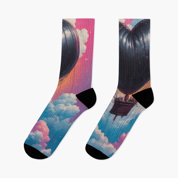 Item preview, Love hot air balloon above dreamy clouds. designed and sold by Mianku | Für das Leben.