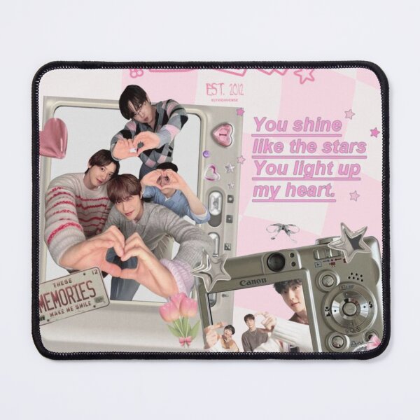 Item preview, EXO K-Pop Scrapbook Design | Pink Aesthetic Collage designed and sold by KryaArts27.