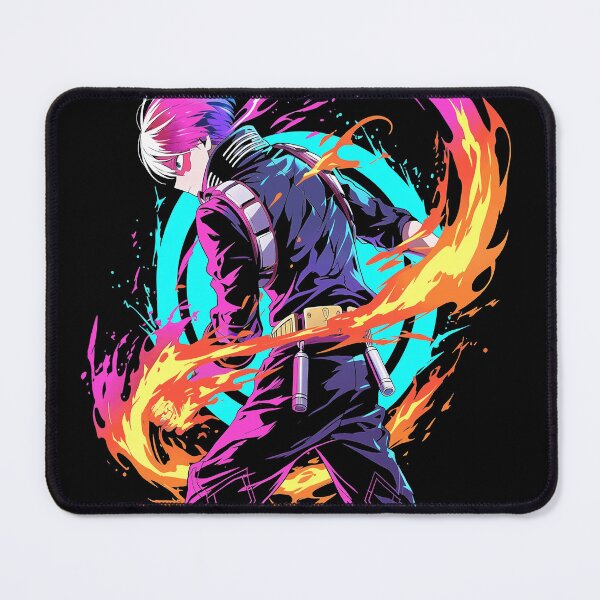 Item preview, Shoto Todoroki MHA Dynamic Elemental Power Art designed and sold by MulteeverseStudio.