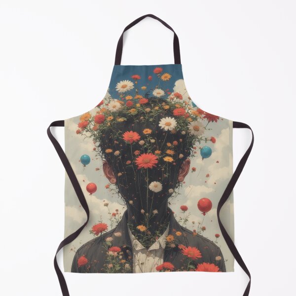 Item preview, Flower Head and Dreams: A Floral Portrait designed and sold by Mianku | Für das Leben.