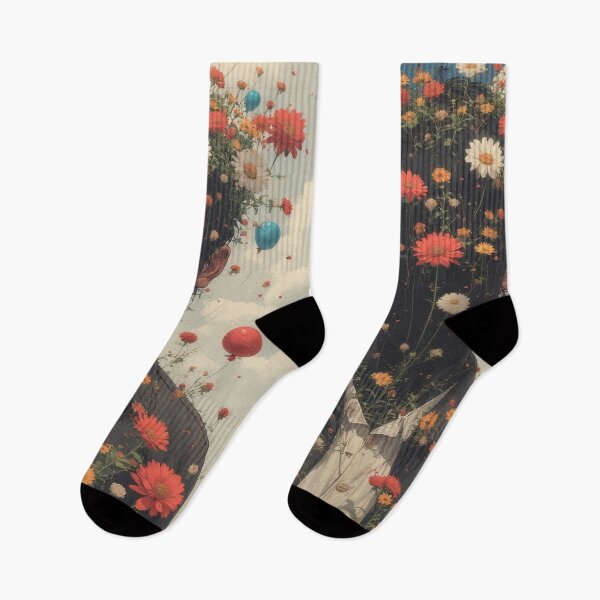 Item preview, Flower Head and Dreams: A Floral Portrait designed and sold by Mianku | Für das Leben.